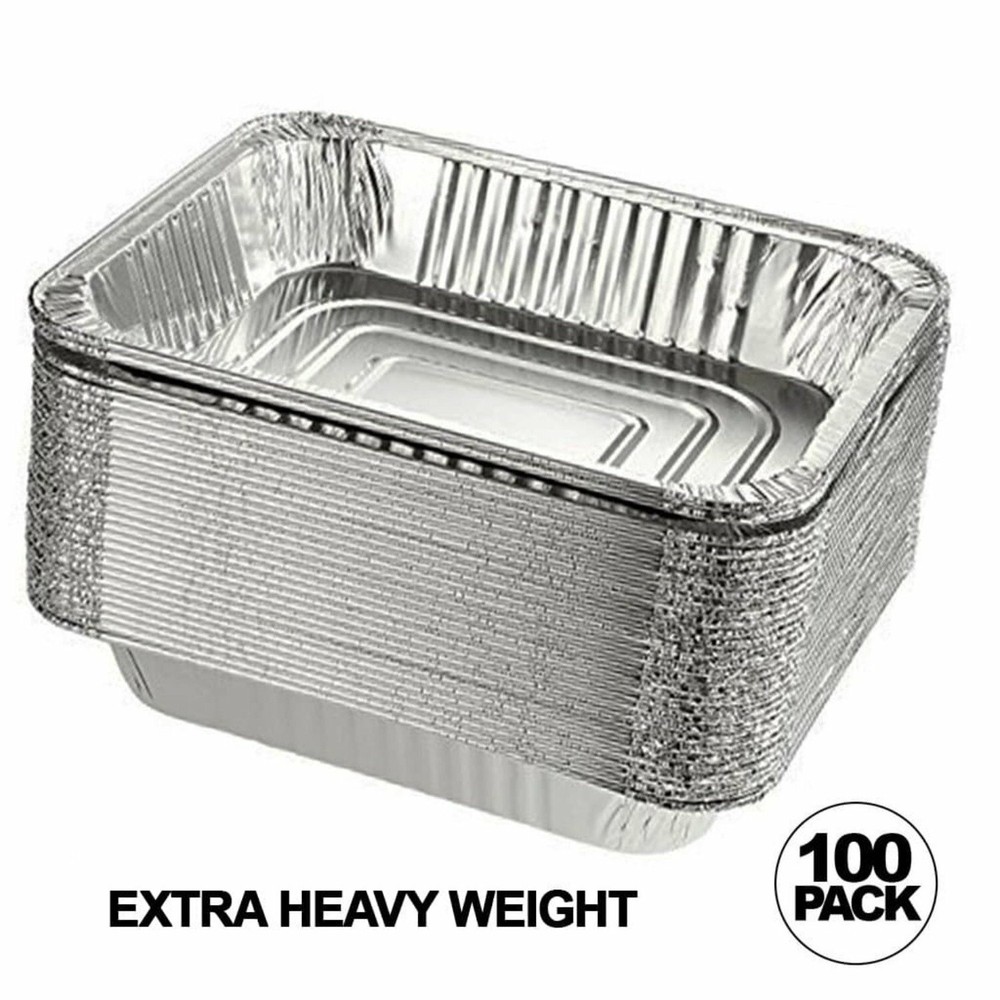 Half Size Medium Disposable Aluminum Deep Pan Only For Roast & Cooking & Baking