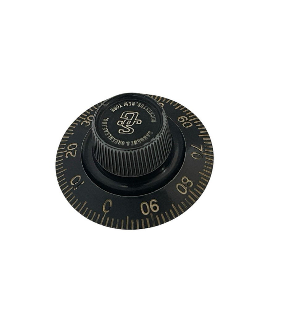 Antique Sargent & Greenleaf Safe Dial Knob Lock Combination Dial