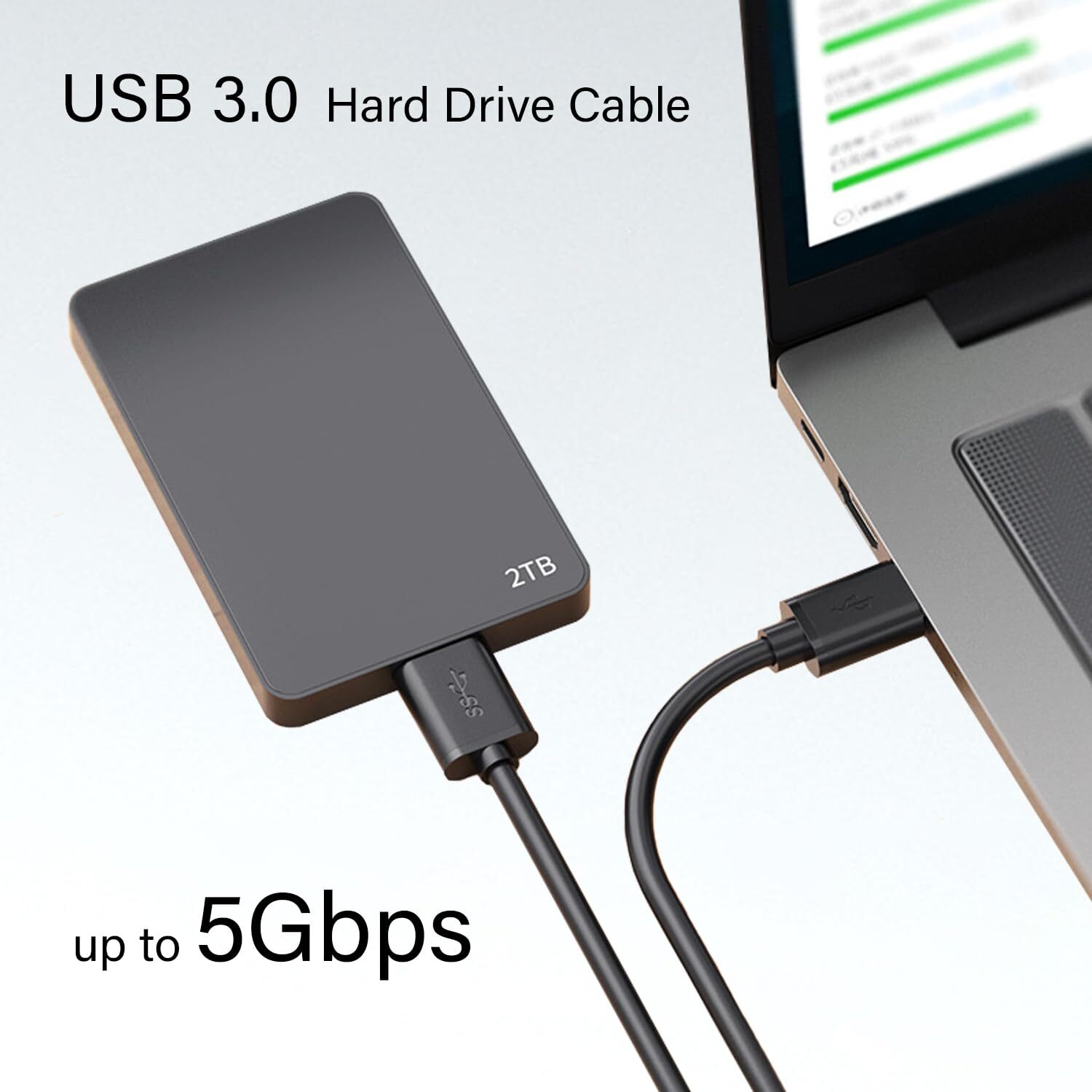 Micro USB 3.0 Cable High Speed Data SYNC For HDD External Hard Drive LOT