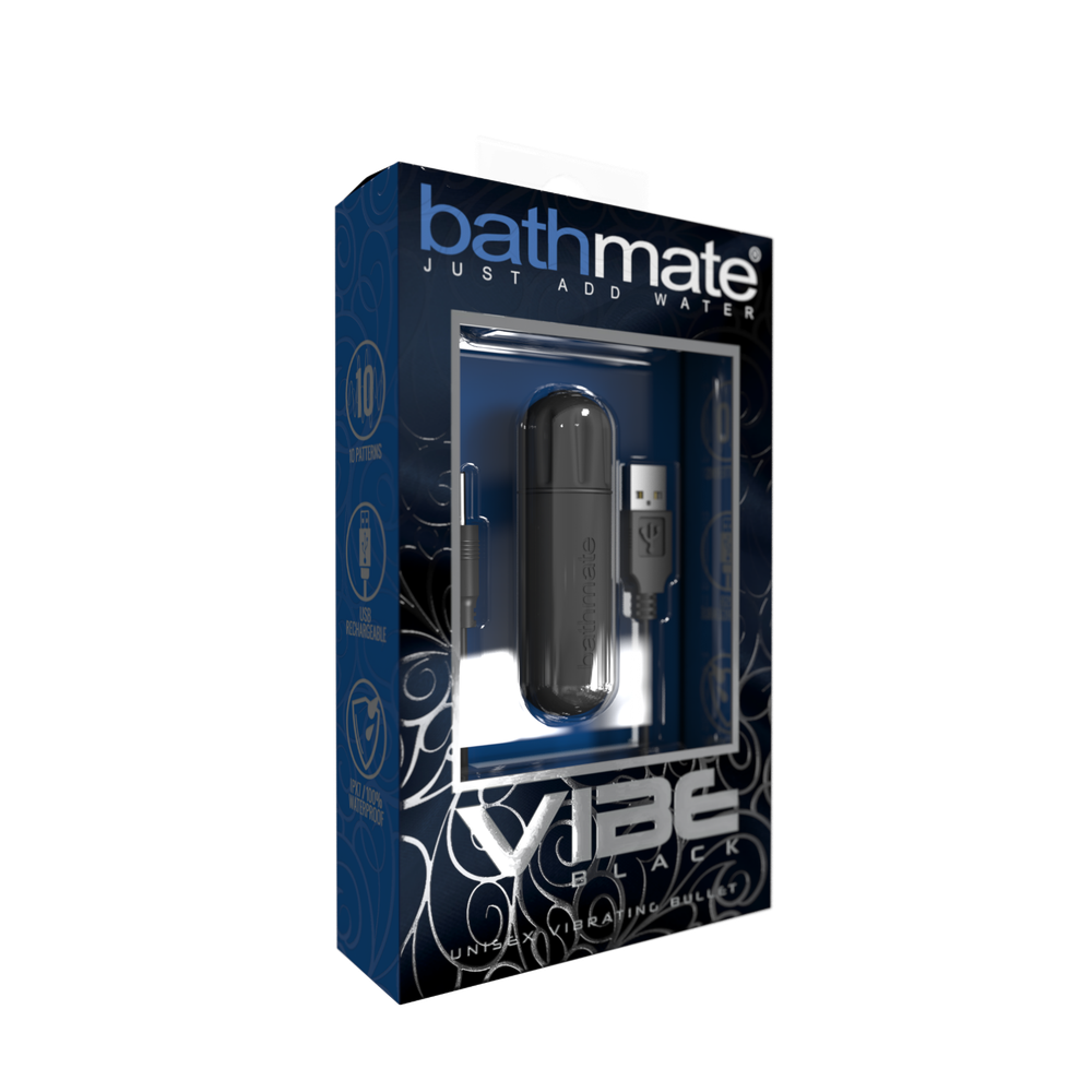 Bathmate VIBE Bullet 10 Function Waterproof USB Rechargeable Powerful Vibrator
