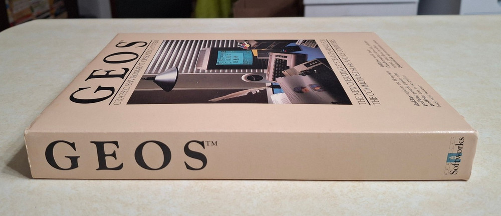 GEOS Graphic Environment Operating System 1.2 Commodore 64 128 COMPLETE CIB 1986