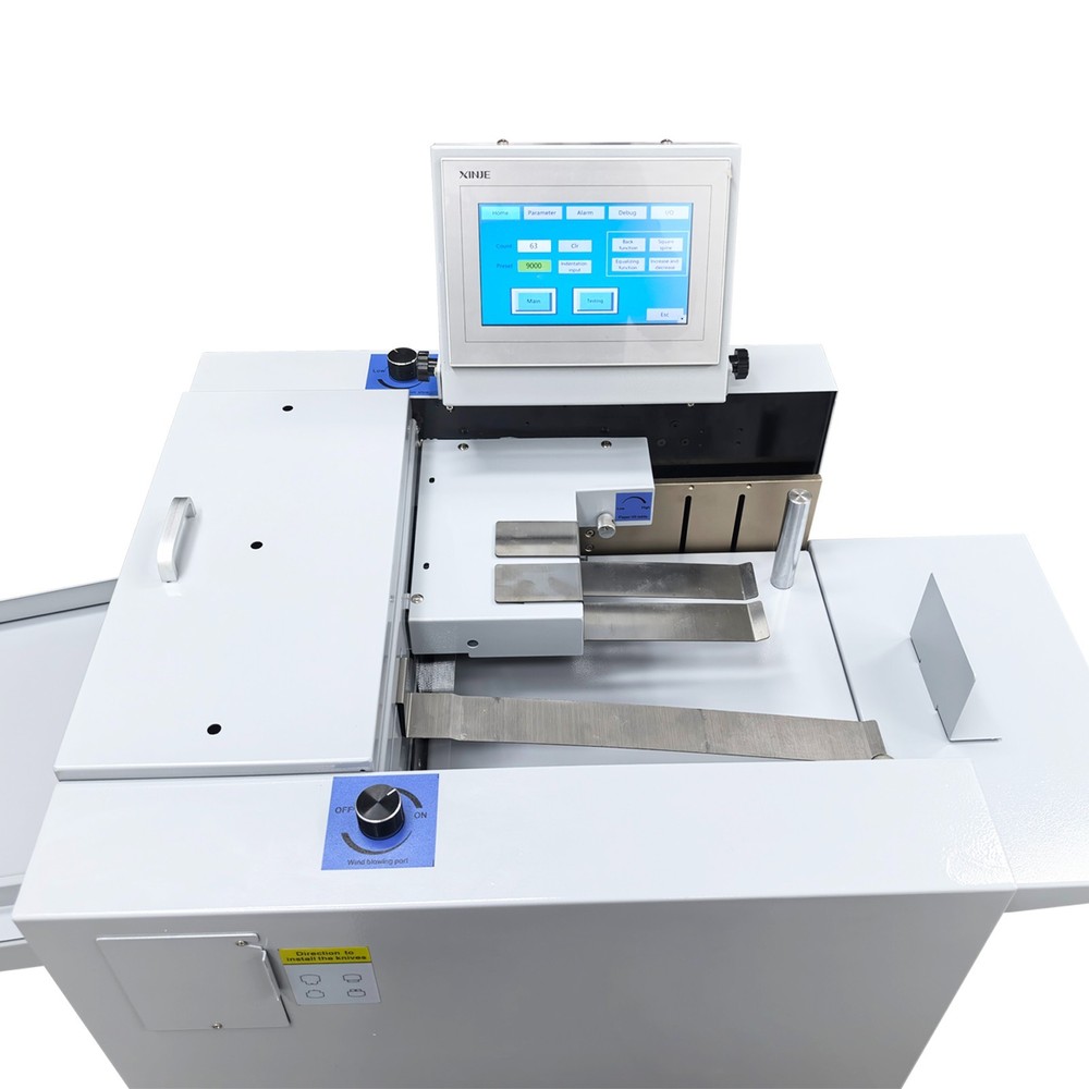 13'' Touch Screen Digital Creasing Machine 110V Automatic Paper Feeding Creaser
