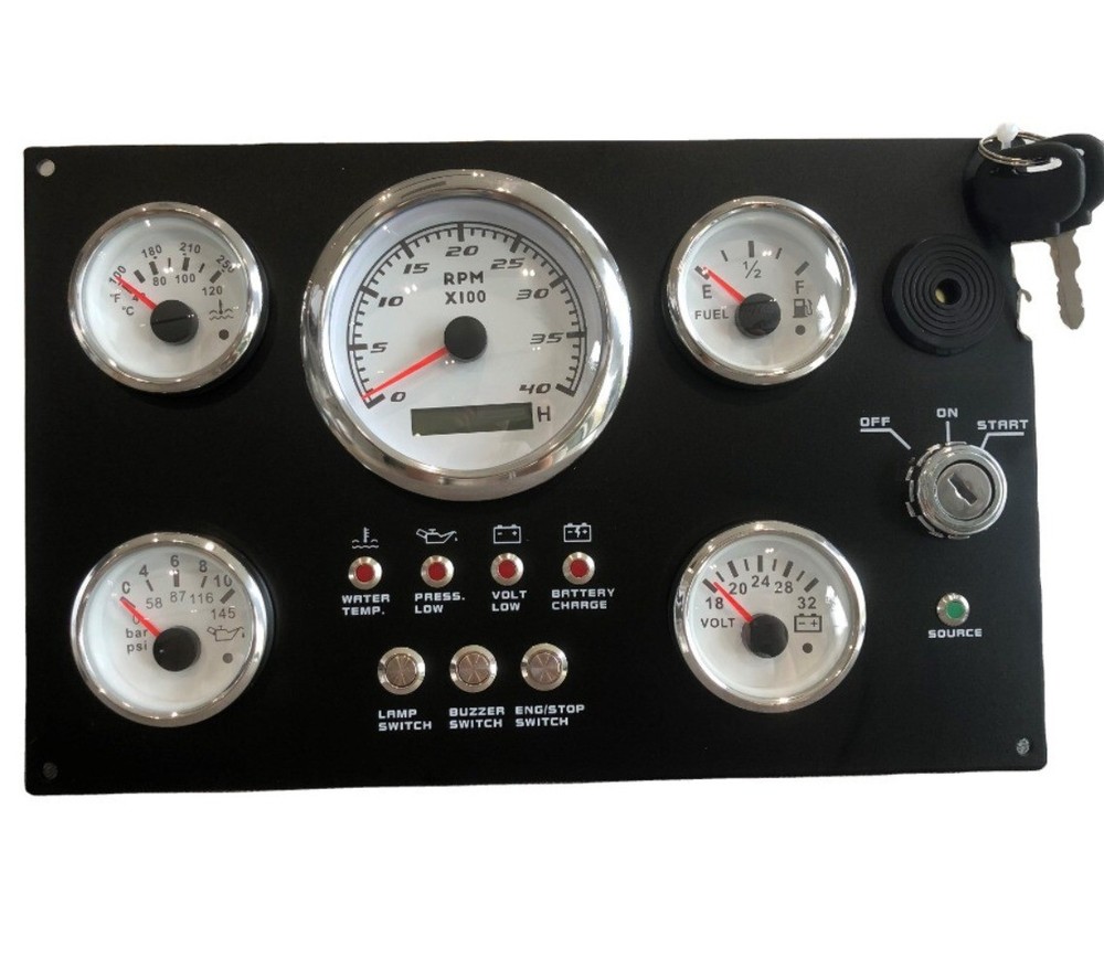 High Quality Marine Vessels Instrument Gauge Set Engine Control Panel