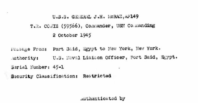 WWII US Army Egypt Veteran Dog Tags & STERLING J Hook Chain Moak DR10