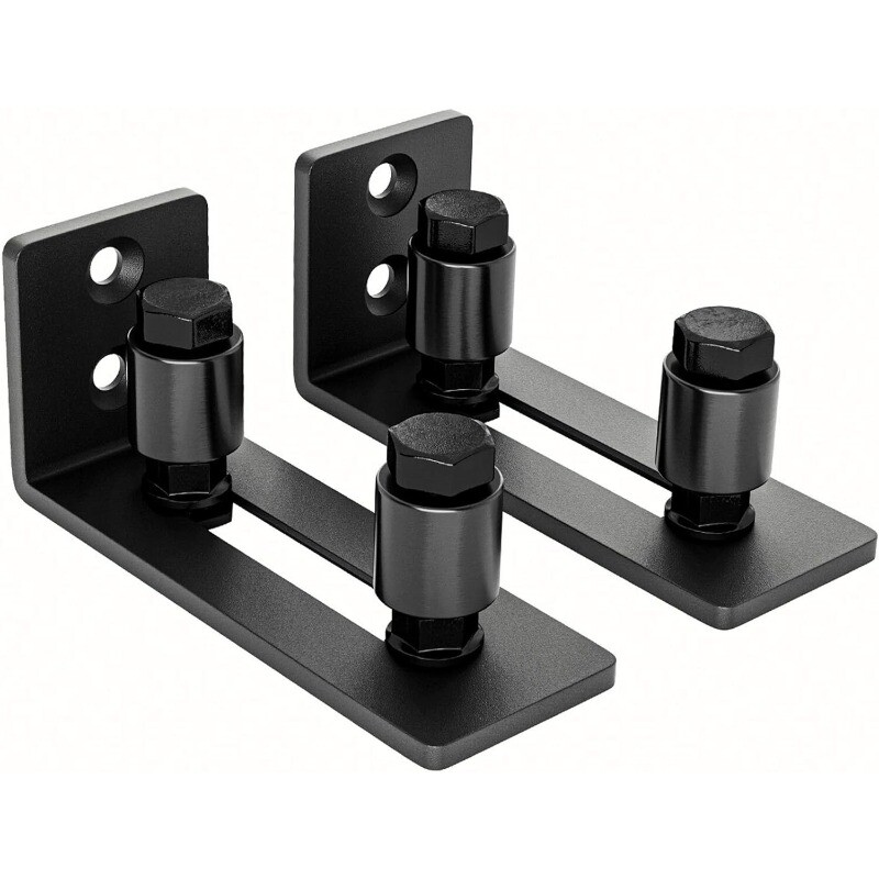 2✖ Adjustable Wall Floor Guide for Sliding Barn Door Hardware Kit Wall-mounted