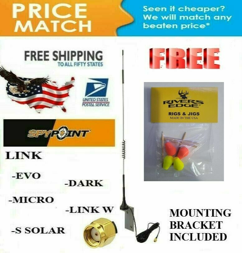 Spypoint Long Range Antenna Link EVO Micro Trail Camera FREE SHIPPING!