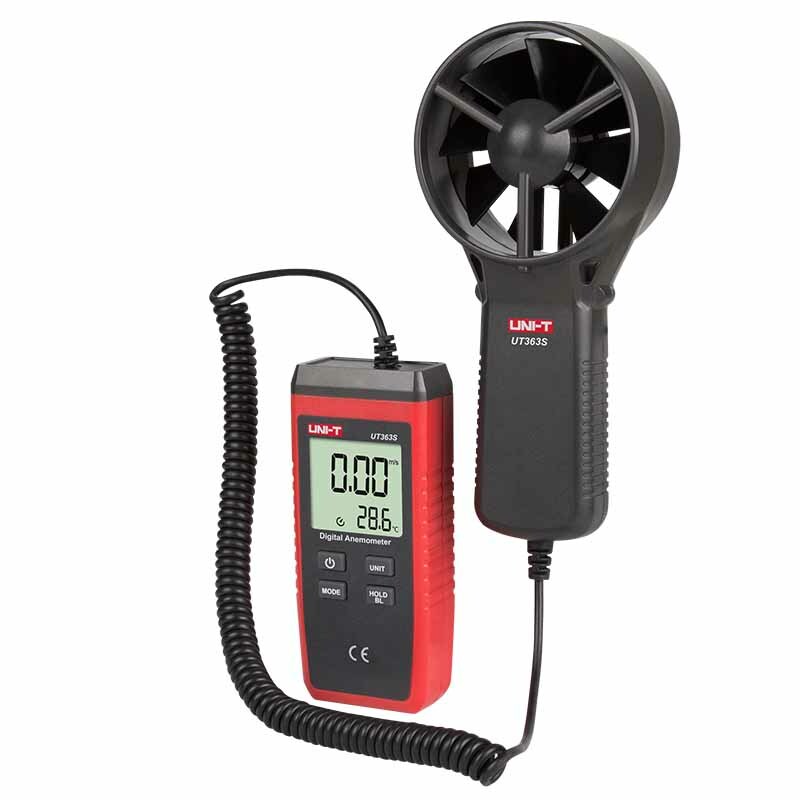 UNI-T UT363S Split Digital Anemometer Thermometer Wind Speed Temperature Tester