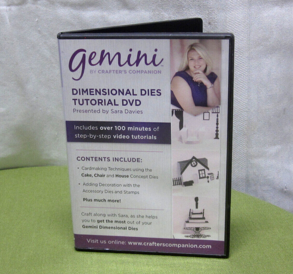 CRAFTERS COMPANION Dimensional Dies tutorial PC CD-Rom Gemini Foilpress 2018