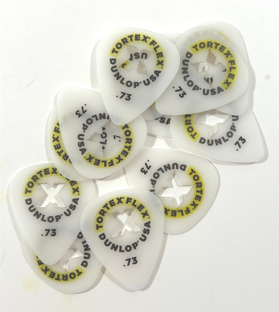 Dunlop Guitar Picks Tortex Flex X Standard 12 Pack .73mm Medium (428XP.73)