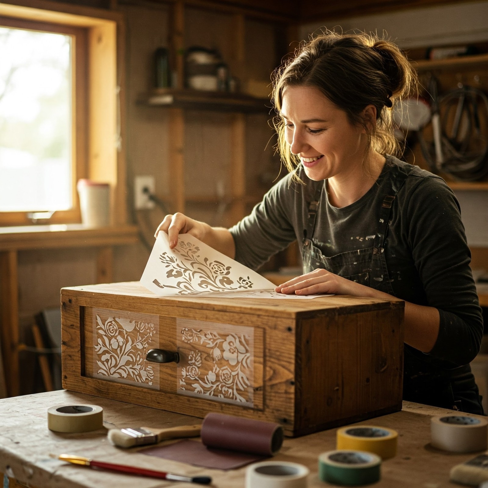 Custom Stencil with Logo, Text - Personalised Reusable Mylar Stencils