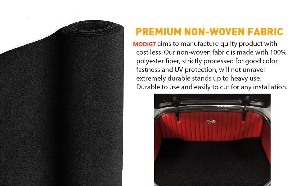 40‘’x71‘’Speaker Box Carpet Fabric Black Car Trunk Truck Auto Automotive Roll