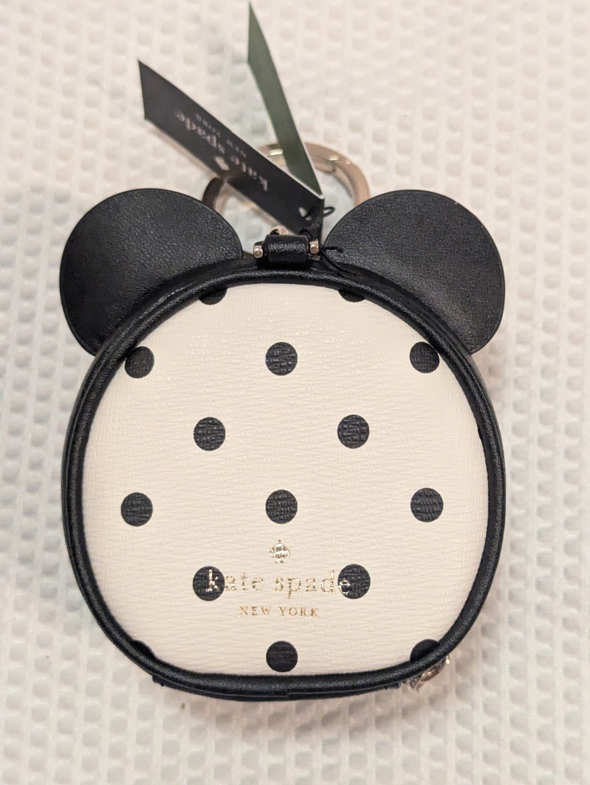 NWT! Kate Spade Disney X Kate Spade New York Minnie Mouse Coin Purse Keychain