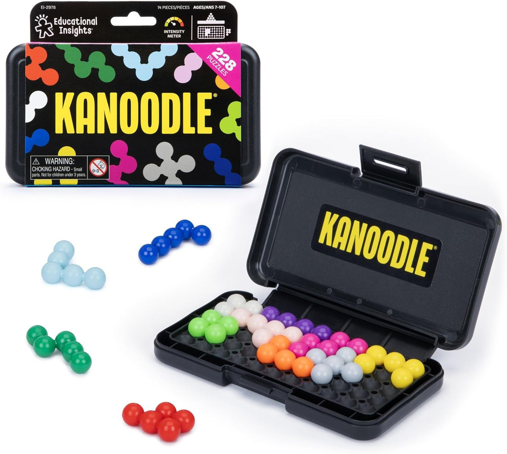 Kanoodle 3D Brain Teaser Puzzle Game, Featuring 200 Challenges, Easter Basket St