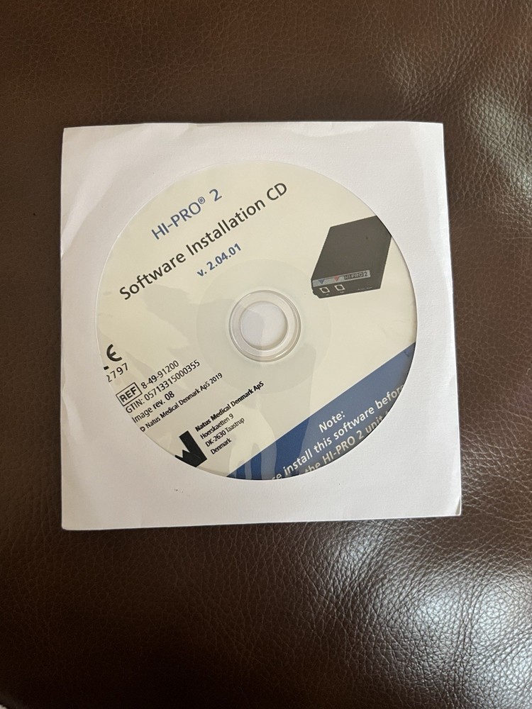 HI-PRO 2 Software Installation CD