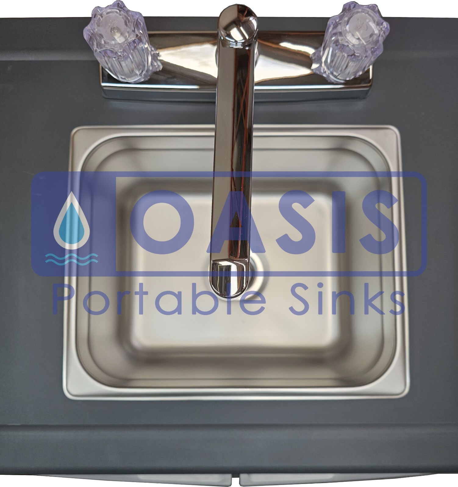 Portable Mobile Sink Hot and Cold Water LONG SPOUT Self Contained NSF parts