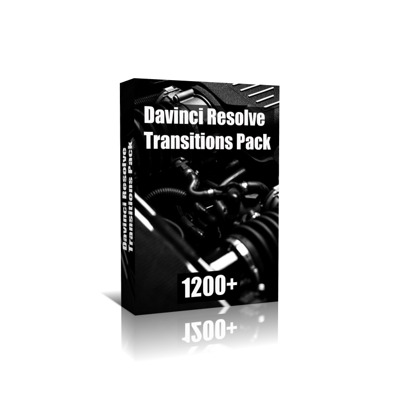 Davinci Resolve Transitions Pack. 1200 Transitions for video.