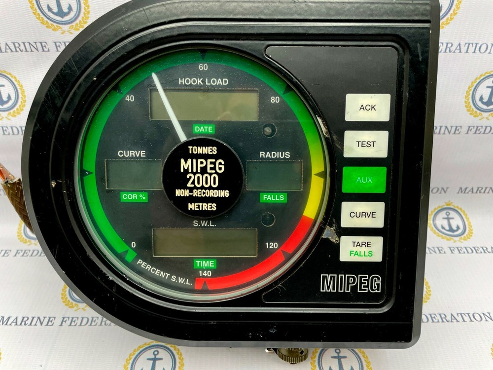 AANDERAA MIPEG 2000 Computerised Load Indicator Crane Monitoring System Safe