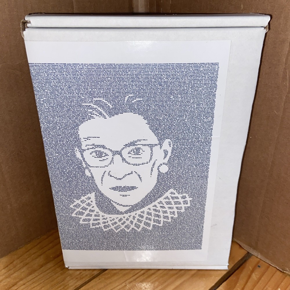 Ruth Nader Ginsburg Lithograph  Puzzle in Original Box