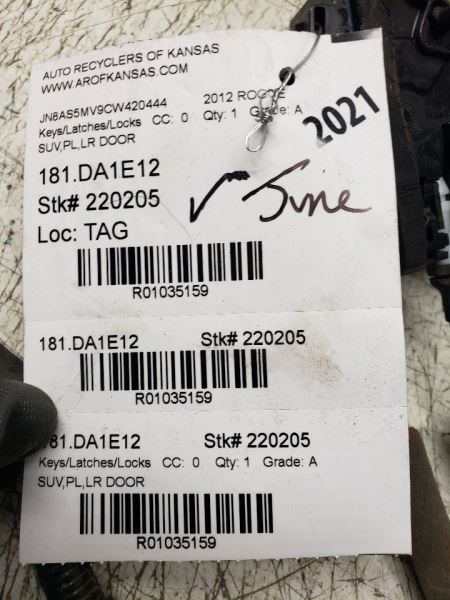 ROGUE 2012 Keys/Latches/Locks 1035159