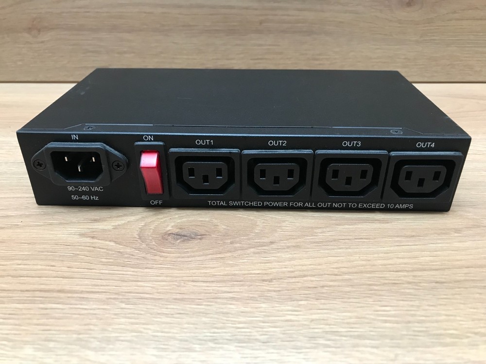 Aviosys IP 9258 S 4 Port Web Power Network Switch Controller Distribution Unit