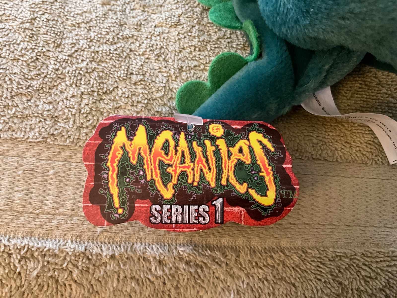 New Vintage 1997 Meanies Series 1 HURLEY THE TOUCAN Bean Bag Plush