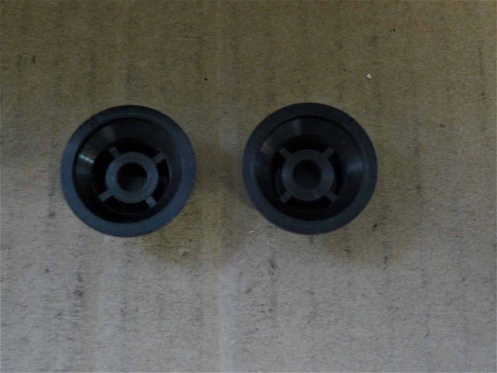 2 Ibanez Plastic Control Knobs Push on Type BLACK 4KB1SF2B fits GRG150 & others