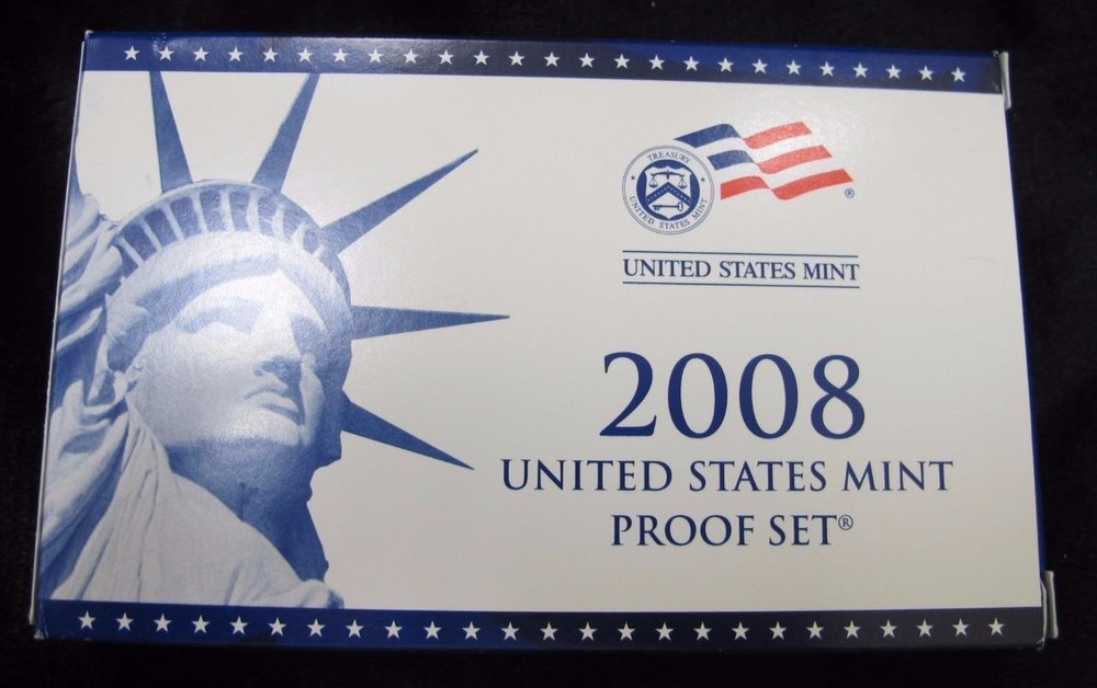 2008 Proof Set * 14 Coins * Great Gift * With Box & COA *