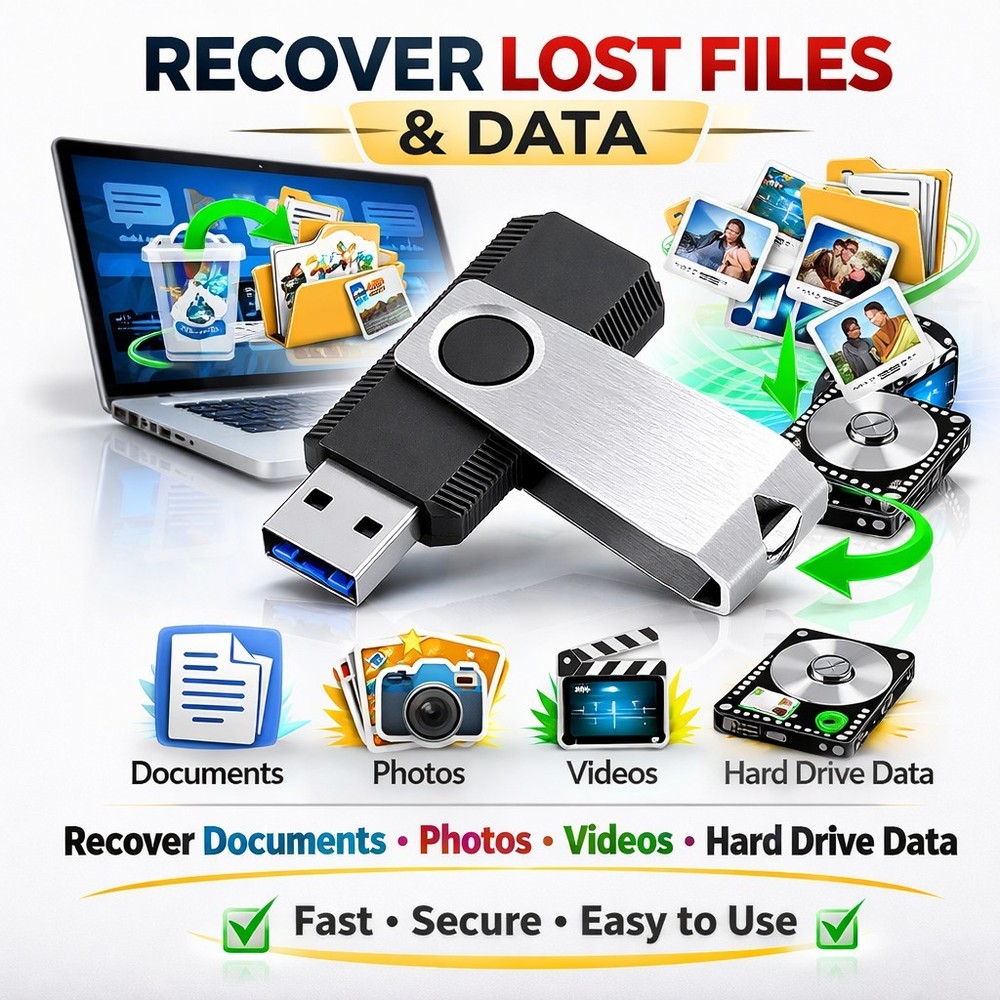 Ultimate Computer Repair Toolkit USB | Bootable Recovery & Diagnostics | 5 PACK