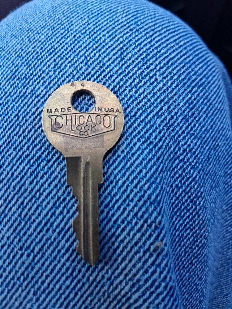 Chicago Lock Co Key By Code BJ476  Free Shipping