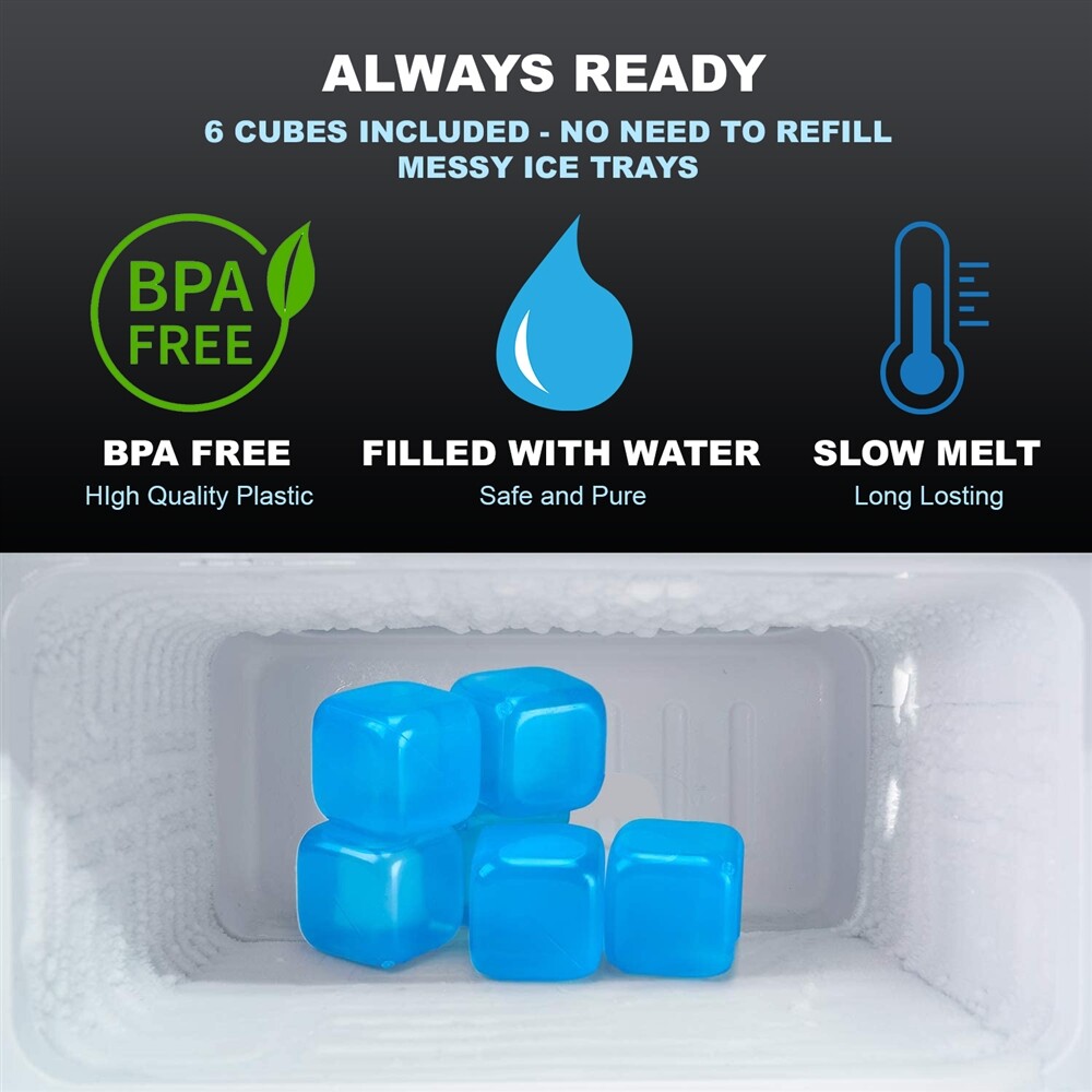 Extra Large Reusable Ice Cubes
