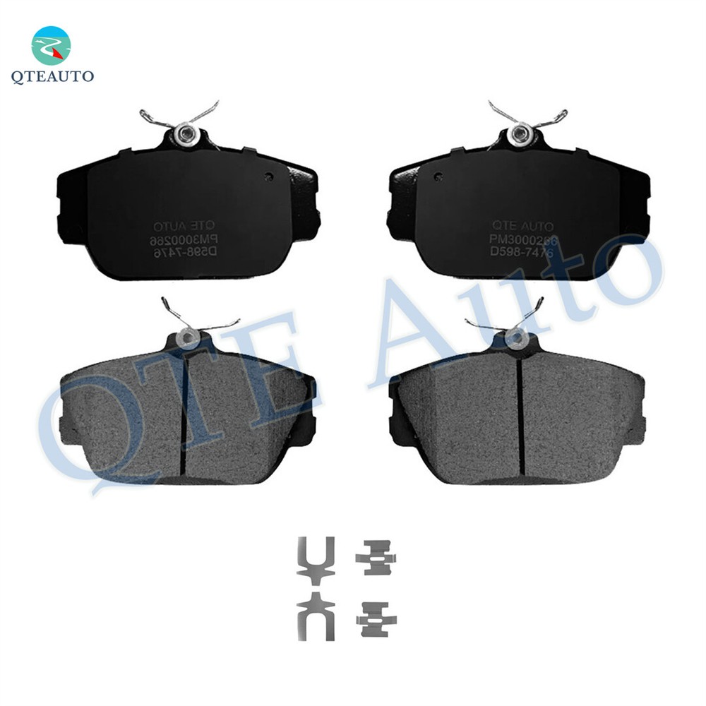 Front Ceramic Brake Pad Kit For 1995-1999 2001-2007 Ford Taurus