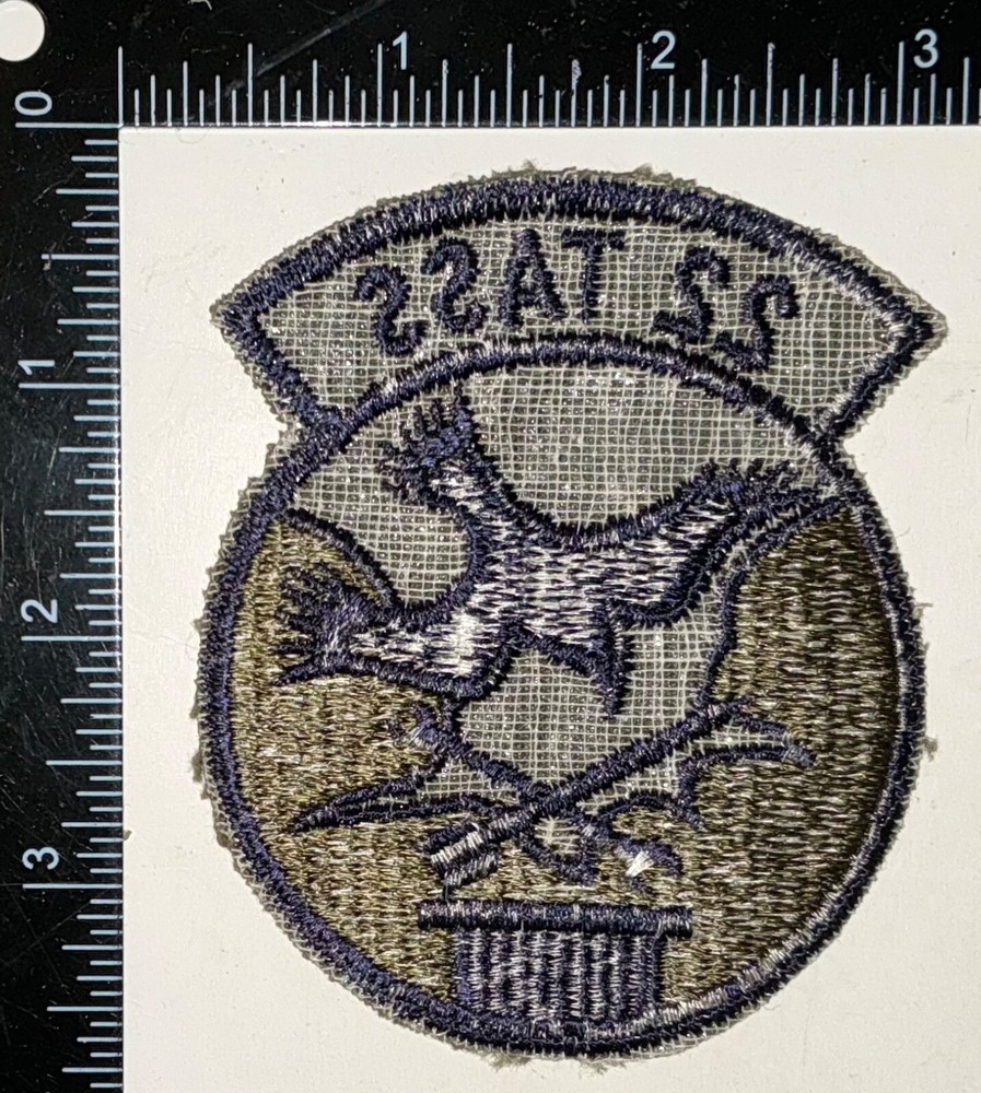 USAF US Air Force 22nd TASS Tactical Air Support Squadron SUBDUED Patch