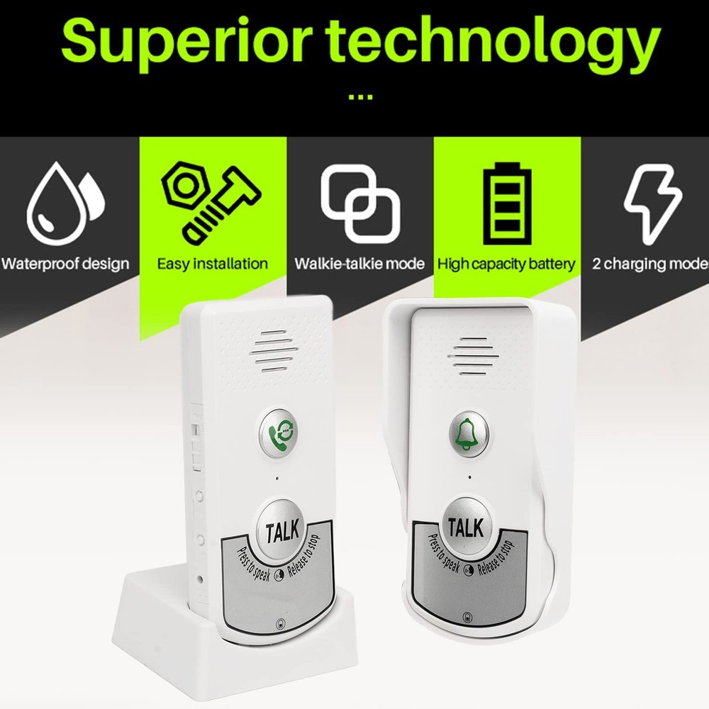 Intercom Doorbells, Outdoor Video Doorbell Camera, Home Access Control System...