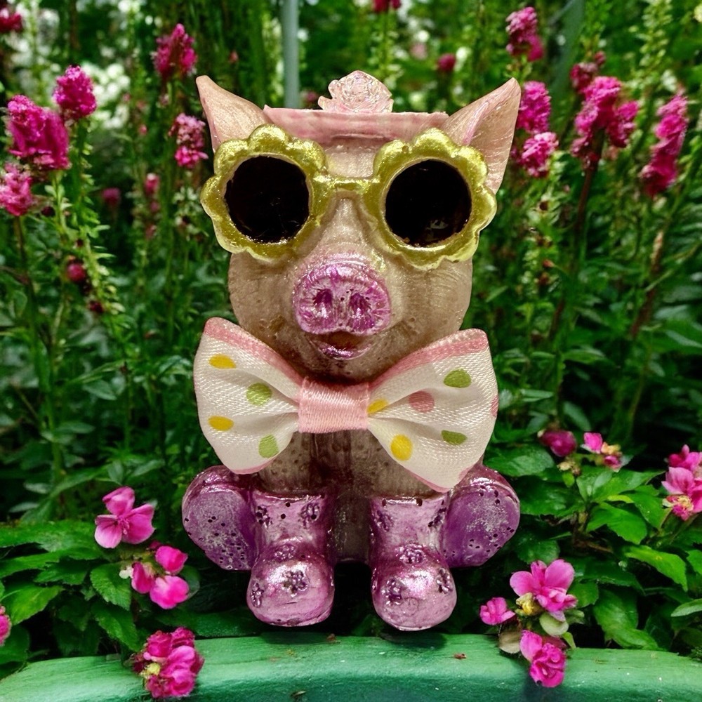 Handmade Pig Figurine MOLD FOR RESIN