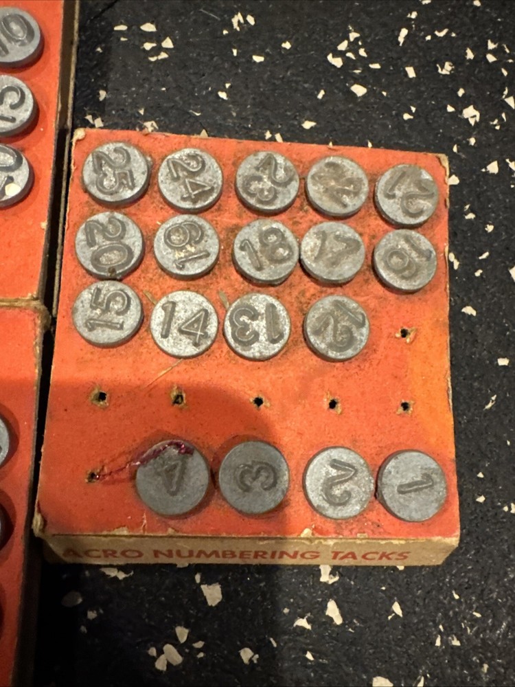 Vintage Acro Window Markers Partial Sets