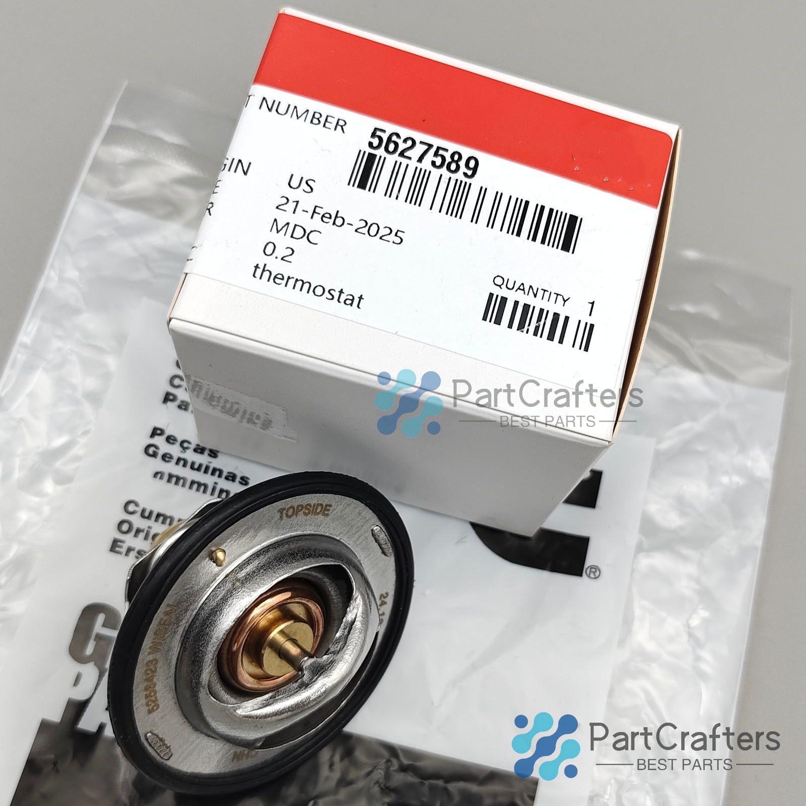 Thermostat For Cummins Engine P/N 5627589