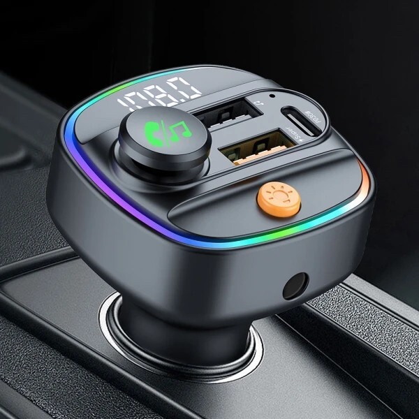 Bluetooth 5.3 FM Transmitter Car AUX Radio Modulator MP3 Player Hands-Free