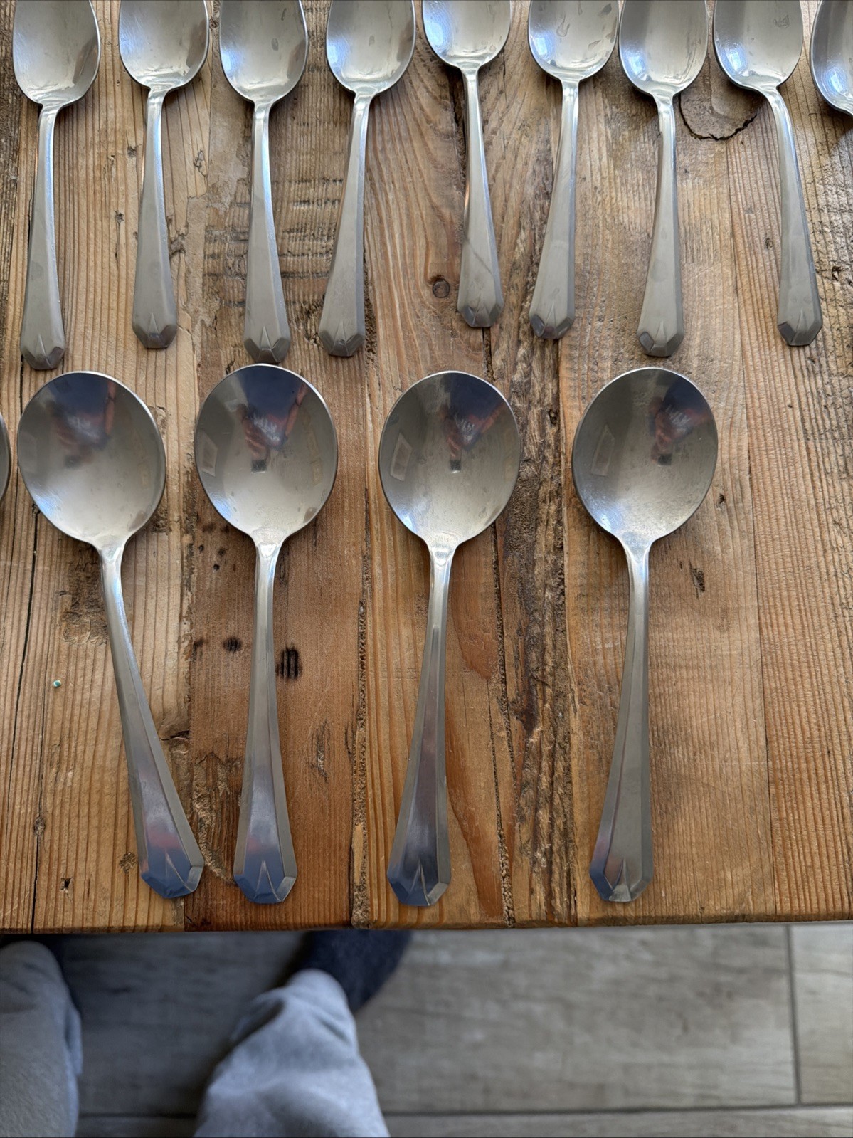 61 Pieces Royal Stainless STREAMLINE Allegheny Metal SS Flatware