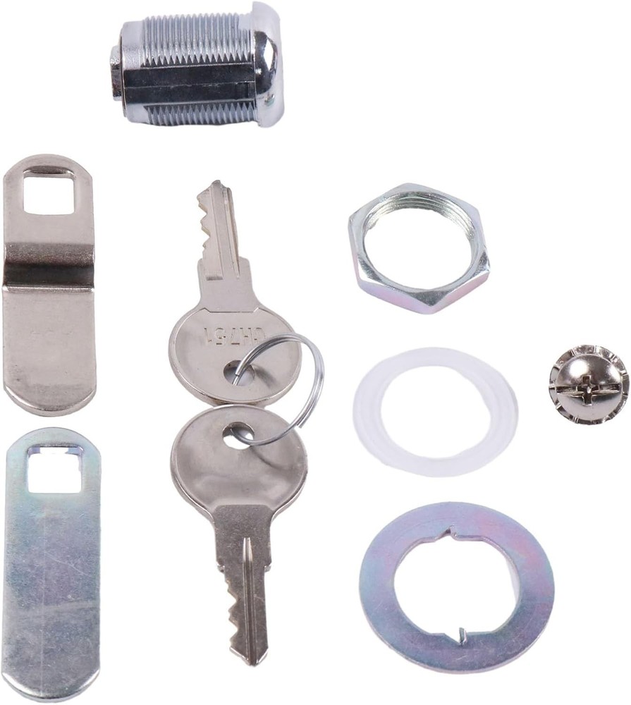 7/8'' Cam Lock with 2 Keys for RV Doors Cabinets Security Replacement CH751
