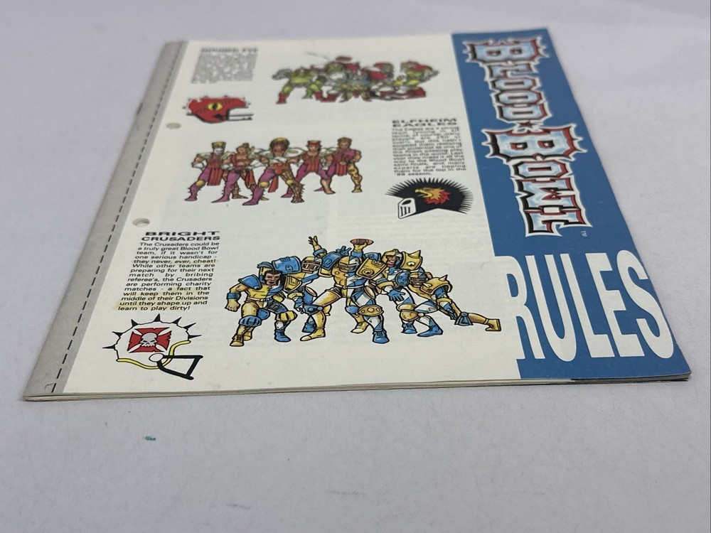 Blood Bowl Games Workshop Rules Book
