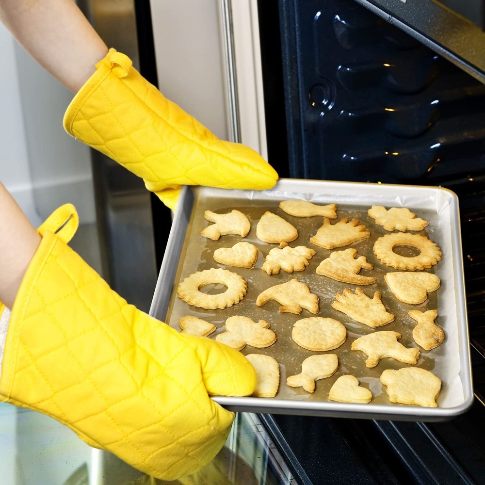 6 Pcs Baking Sheet Set Stainless Steel Cookie Sheet Cookie Baking Pan Bakewar...