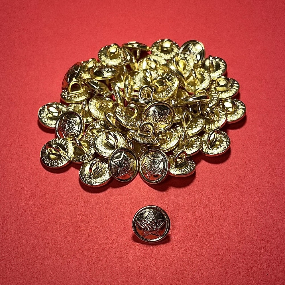 1x - Soviet Army Uniform Button Small 14mm