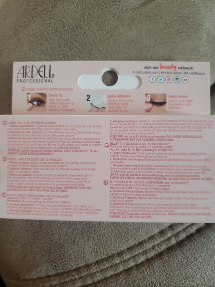 Ardell Professional Named Lashes Blends Seamlessly With Invisiband