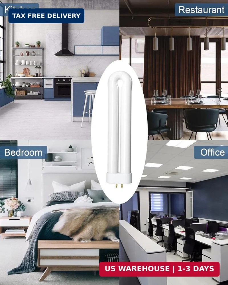 Bug Zapper Light Bulb Replacement for 15W Bug Zapper with 4-Pin Base, Ful 15W...