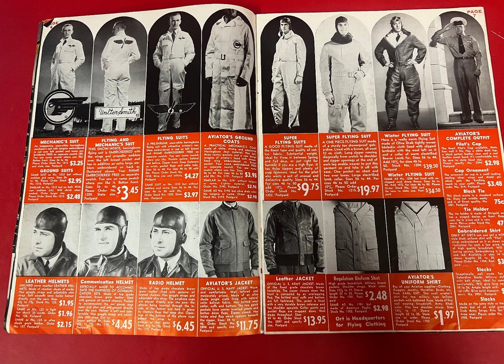 1939 KARL ORT AVIATION CATALOG – ORIGINAL PRE-WAR REFERENCE