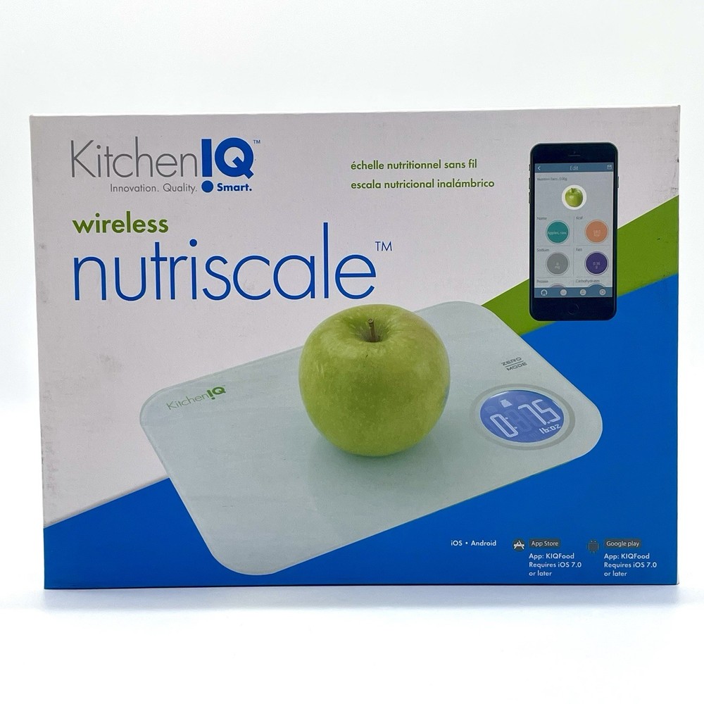 Kitchen!Q Nutriscale Smart Wireless Innovation Kitchen Scale For IOS & ANDROID