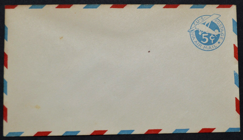 1929 US Sc. #UC2 air mail stamped envelope, mint, fair shape
