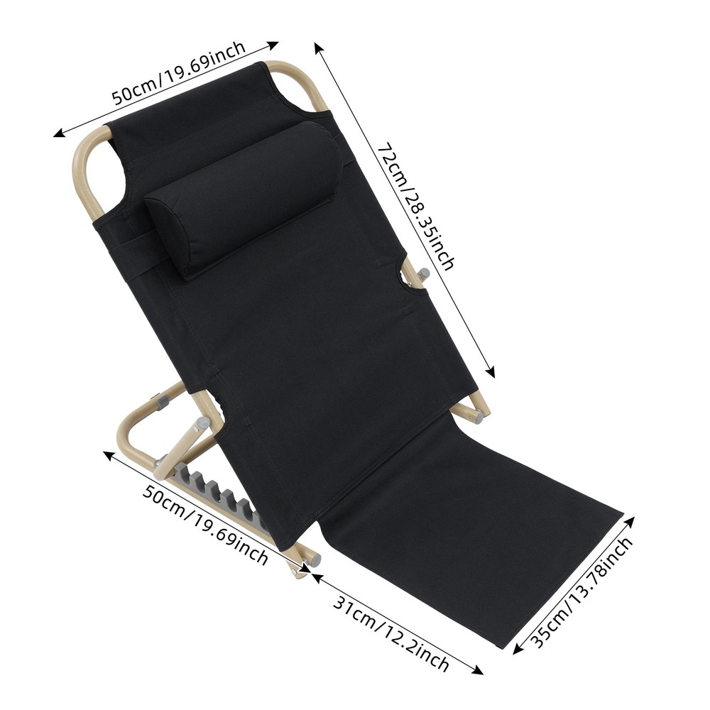 Lifting Bed Backrest Folding Adjustment Level Sit up Back Rest with Beadrest