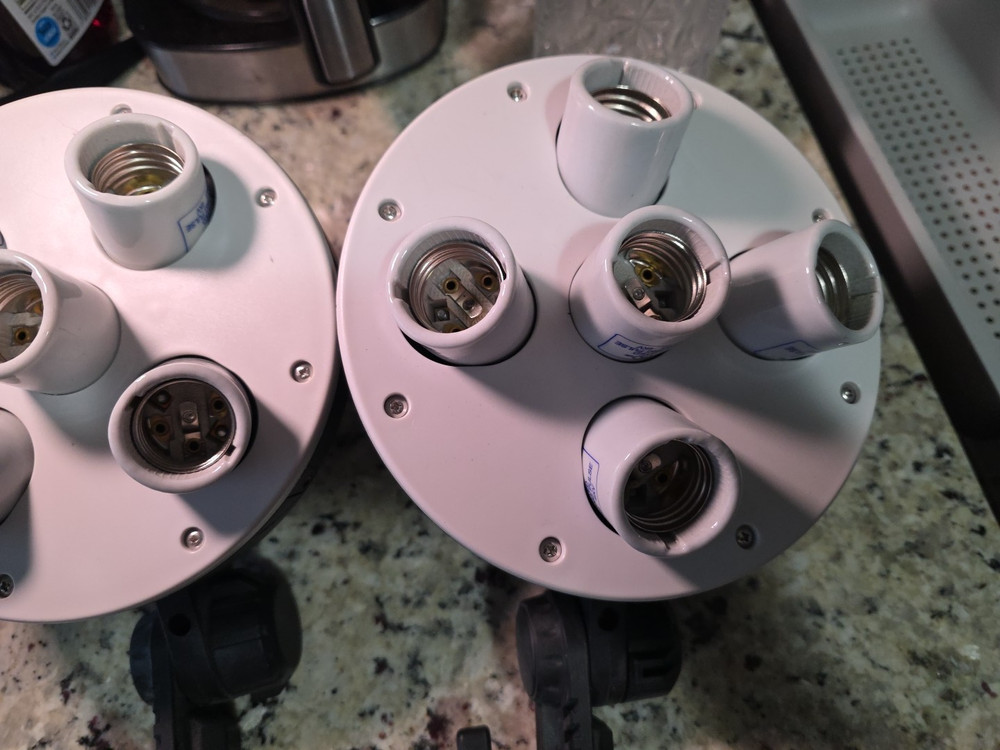 Westcott D5 5-Socket Light Head (2 Pack)