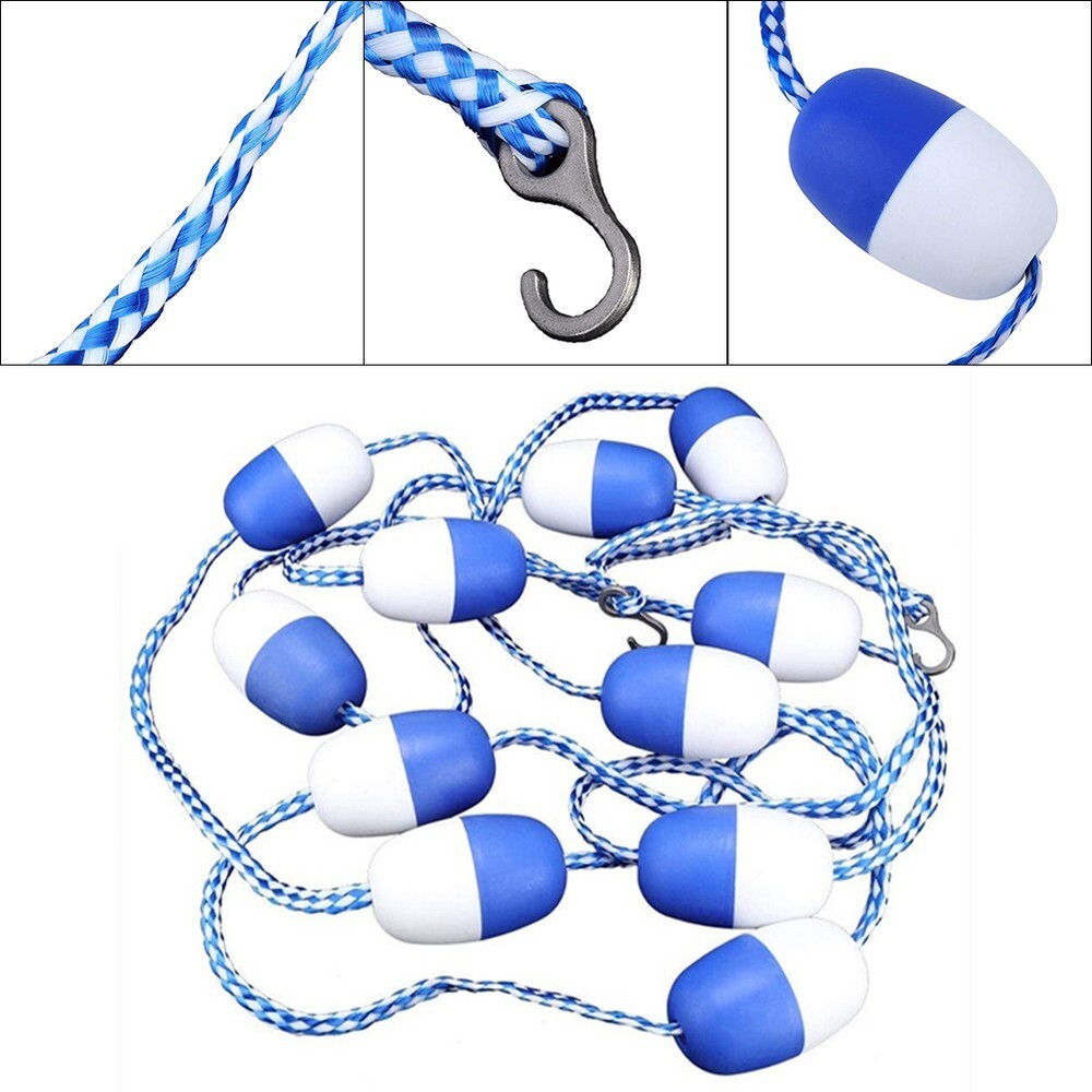 Nylon Swimming Pool Float Line 5M Featuring Effective Visibility and Durability